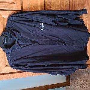 Men's XL Harley-Davidson long sleeve button down black shirt